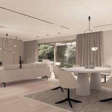 Część wspólna- parter w ciepłych, beżowych kolorach Tychy